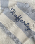Boys blue stripe cardigan