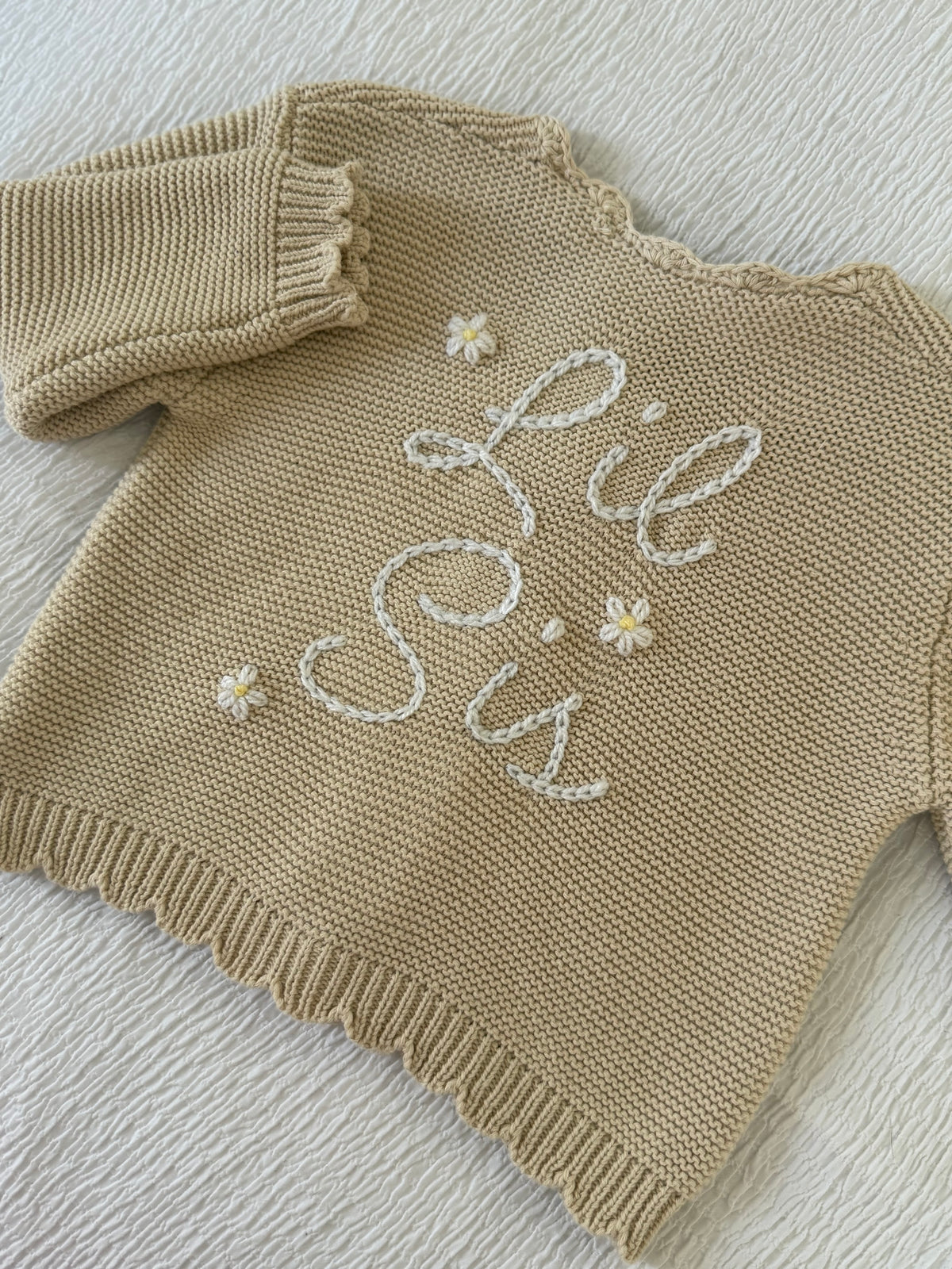 Scallop cardigan