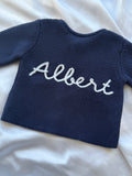 Boys navy cardigan