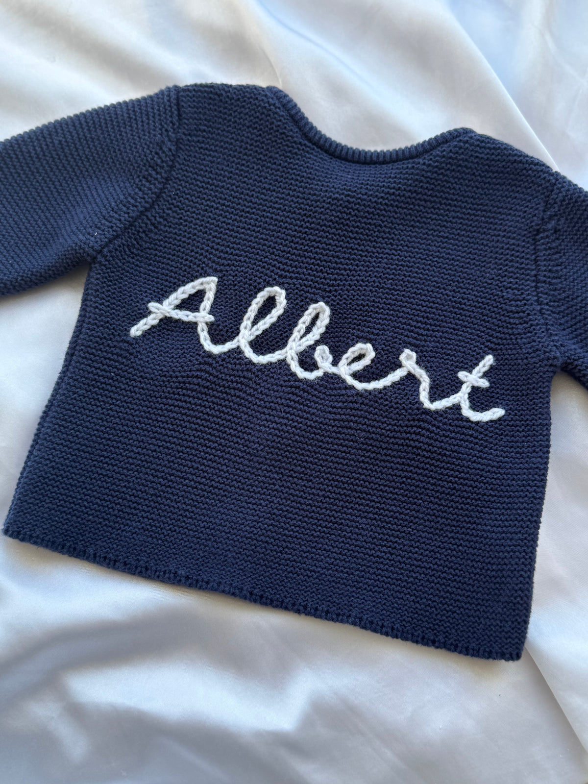 Boys navy cardigan