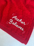 Personalised Christmas blanket