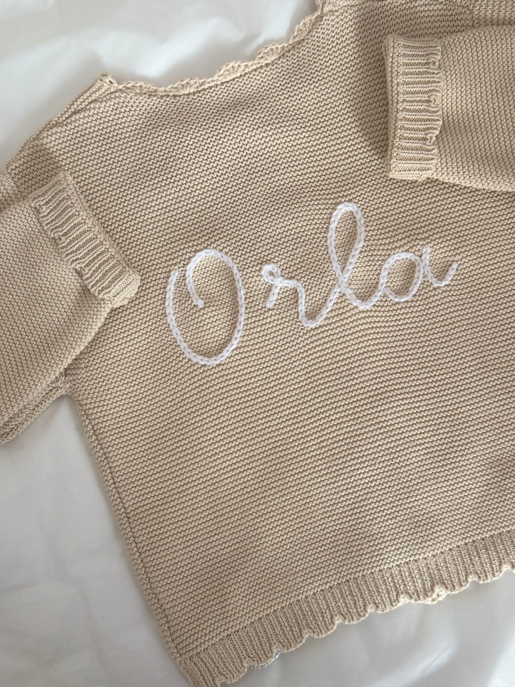 Scallop cardigan