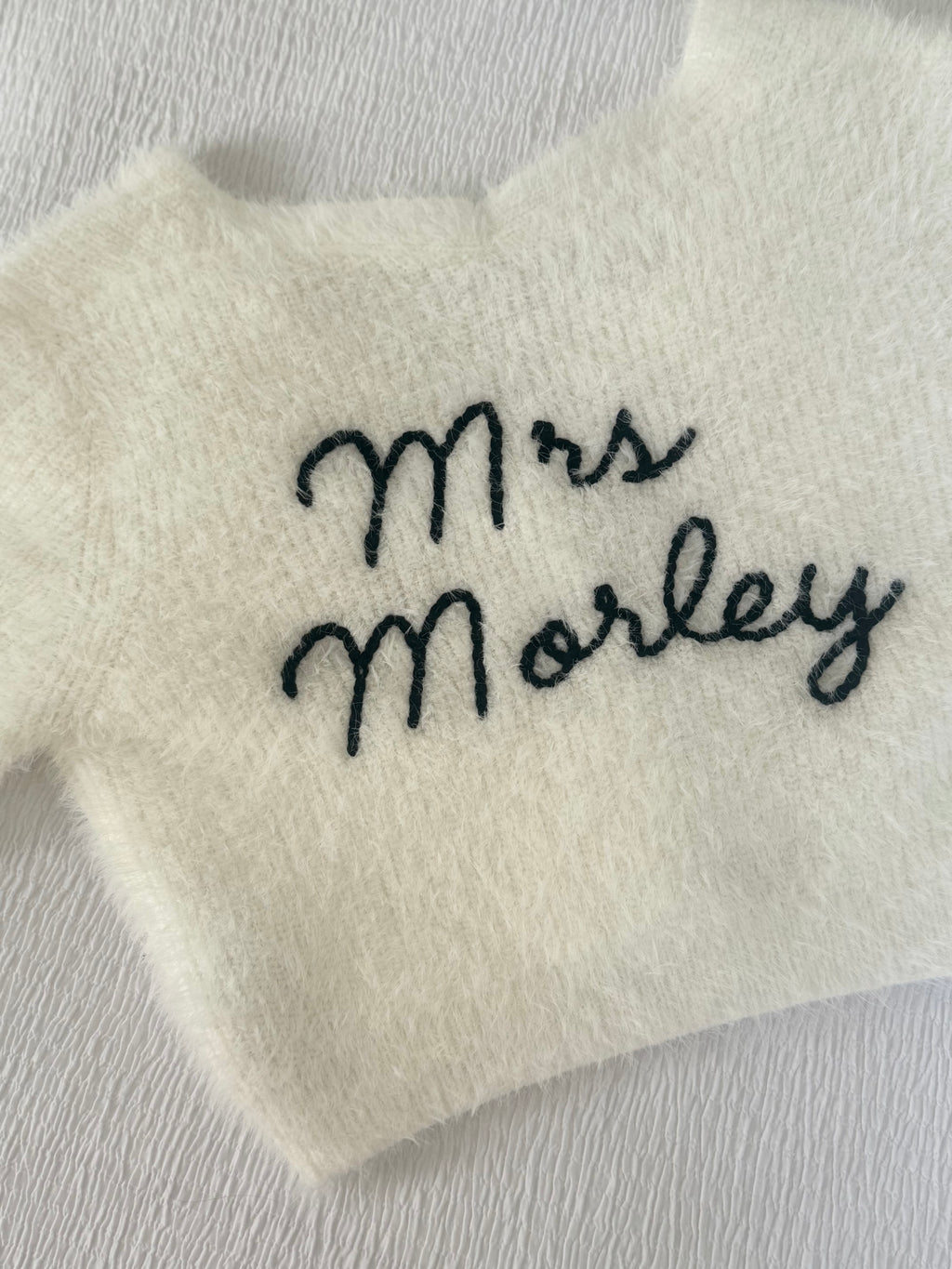 Mrs bridal cardigan