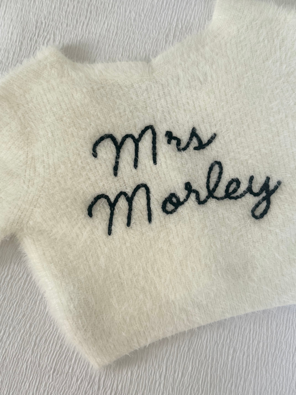 Mrs bridal cardigan