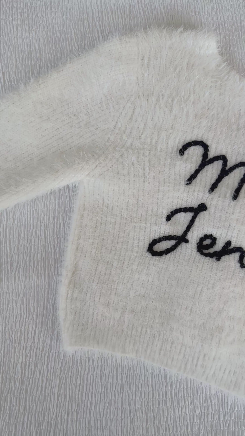 Mrs bridal cardigan