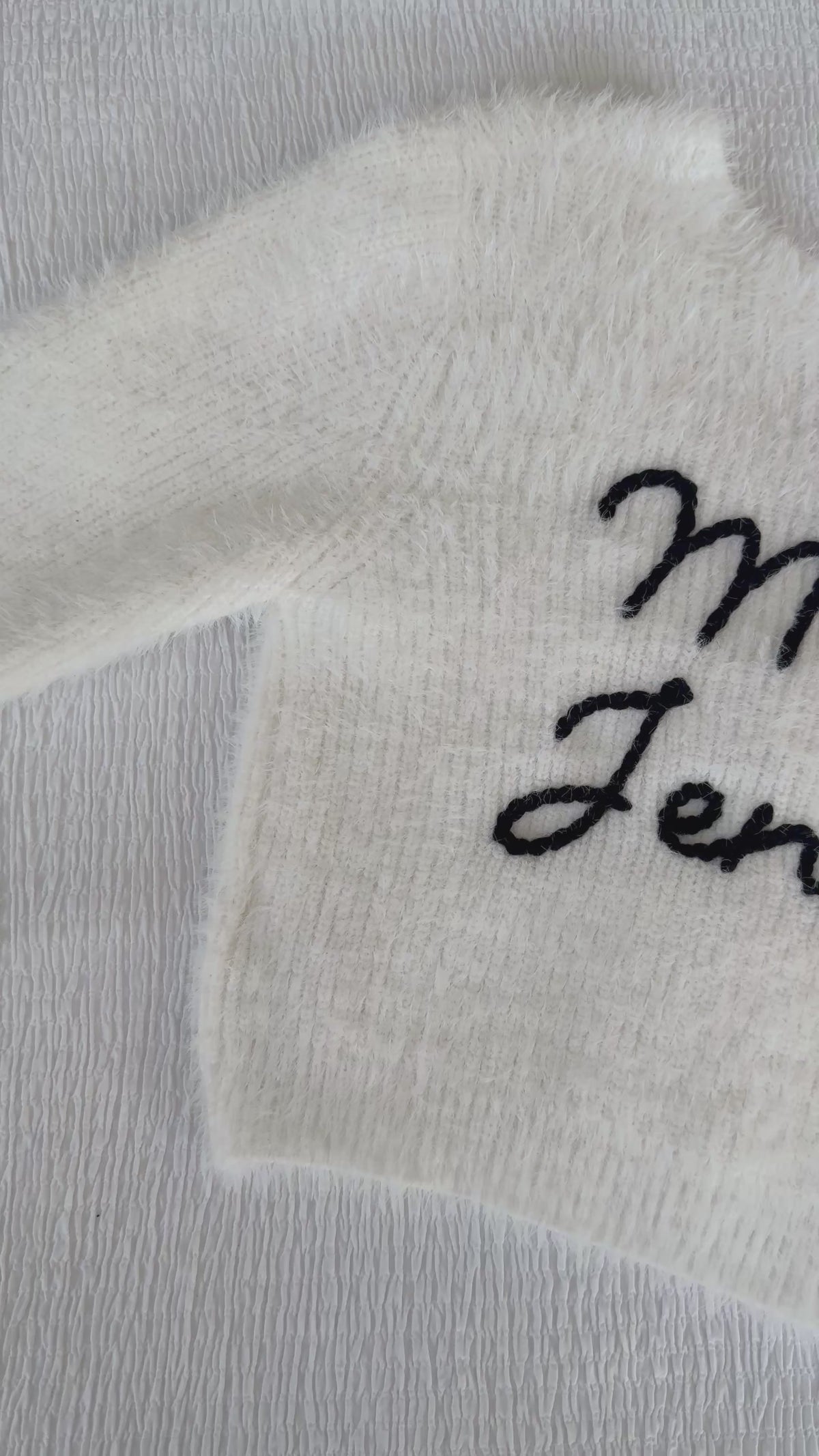 Mrs bridal cardigan